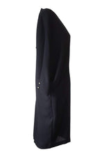 Load image into Gallery viewer, LEROSE Vintage Black Oversized Dress-Lerose-The Freperie