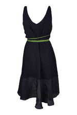 Load image into Gallery viewer, LILI PETRUS Black Silk Beaded Strappy Wrap Dress (IT 40)-Lili Petrus-The Freperie