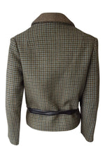 Load image into Gallery viewer, LONDON MAID Vintage Tweed Green Wool Jacket-London Maid-The Freperie