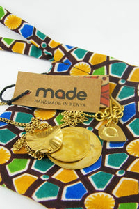 MADE Multi-Disc Brass Necklace-MADE-The Freperie
