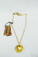 Load image into Gallery viewer, MADE Multi-Disc Brass Necklace-MADE-The Freperie
