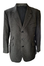 Load image into Gallery viewer, MAGELLAN'S Country Clothes Men's Black White Dogtooth Blazer (M)-Magellan's-The Freperie