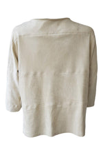 Load image into Gallery viewer, MARC CAIN Cream Suede Patchwork Top (3)-Marc Cain-The Freperie