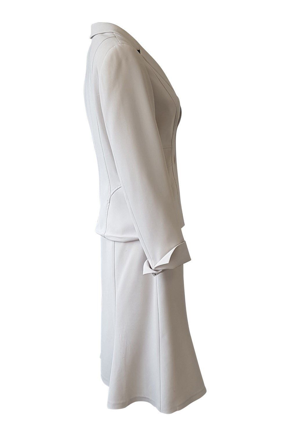 MARELLA Cream Skirt Suit (UK 12)-Marella-The Freperie