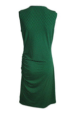 Load image into Gallery viewer, MICHAEL KORS Green Blue Abstract Print Sleeveless Dress (M)-Michael Kors-The Freperie