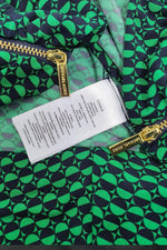 Load image into Gallery viewer, MICHAEL KORS Green Blue Abstract Print Sleeveless Dress (M)-Michael Kors-The Freperie