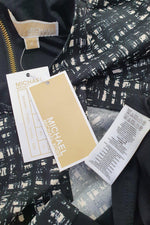 Load image into Gallery viewer, MICHAEL KORS Navy Blue Graphic Print Short Sleeved Shift Dress (US 4)-Allude-The Freperie