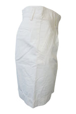 Load image into Gallery viewer, PAUL & JOE Sister White Cotton Mini Skirt (UK 4)-Paul & Joe Paris-The Freperie