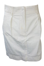Load image into Gallery viewer, PAUL & JOE Sister White Cotton Mini Skirt (UK 4)-Paul & Joe Paris-The Freperie