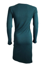 Load image into Gallery viewer, PHARD Green Long Sleeved V Neck Fitted Dress (S)-Phard-The Freperie
