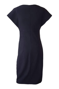 PLEIN SUD Black Fitted Office Dress (UK 8)-Plein Sud-The Freperie