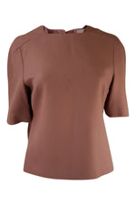 Load image into Gallery viewer, STELLA McCARTNEY Rose Taupe Wool Top (40)-Stella McCartney-The Freperie