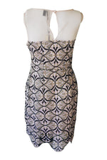 Load image into Gallery viewer, TOP SHOP Blush Pink Sleeveless Lace Overlay Bodycon Dress (UK 10)-Manoush-The Freperie