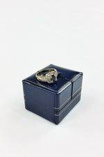 Load image into Gallery viewer, 9K YELLOW GOLD 0.20 CT Diamond &amp; 0.5CT Sapphire Ring Size O-The Freperie-The Freperie
