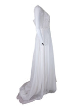 Load image into Gallery viewer, VINTAGE STYLE Demure Wedding Dress (S)-The Freperie-The Freperie