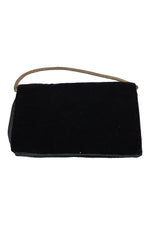 Load image into Gallery viewer, VINTAGE 1390s Black Velvet Hand Embroidered Overlapping Circles Zardozi (S)-The Freperie