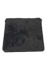 Load image into Gallery viewer, VINTAGE 1950s Small Black Velvet Square Embroidered Crossbody Zardozi Bag (S)-Unbranded-The Freperie