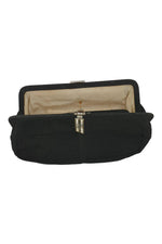 Load image into Gallery viewer, UNLABELLED VINTAGE 1950s 1960s Pleated Cotton Clutch Purse (S)-Unlabelled-The Freperie
