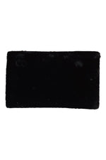 Load image into Gallery viewer, VINTAGE 1960s Black Velvet Hand Embroidered Four Point Flower Repeat Zardozi (S)-The Freperie