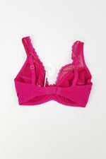 Load image into Gallery viewer, MIMI HOLLIDAY BY DAMARIS Raspberry Ripple Silk Satin Bra (28E) / (30D)-MIMI HOLLIDAY-The Freperie