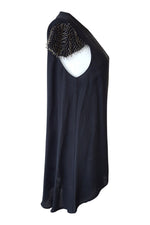 Load image into Gallery viewer, 3.1 PHILLIP LIM Black Dress Short Sleeves Asymmetric Hem (UK 8) - Phillip Lim - The Freperie
