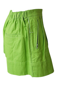 3.1 PHILLIP LIM Green Cotton Short Shorts (UK 6) - Phillip Lim - The Freperie