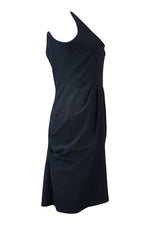 Load image into Gallery viewer, AD LIB Black Pin Stripe Fitted Dress (UK 12)-Ad Lib-The Freperie
