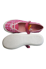 Load image into Gallery viewer, AGATHA RUIZ DE LA PRADA Girls Canvas Pink Writing Pumps (34)-Agatha Ruiz De La Prada-The Freperie
