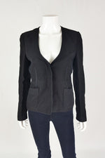 Load image into Gallery viewer, ALEXANDER WANG Stubbed Silk Mix Jacket UK 8-Alexander Wang-The Freperie
