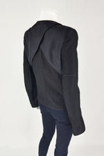 Load image into Gallery viewer, ALEXANDER WANG Stubbed Silk Mix Jacket UK 8-Alexander Wang-The Freperie
