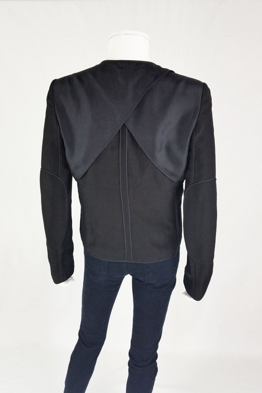 ALEXANDER WANG Stubbed Silk Mix Jacket UK 8-Alexander Wang-The Freperie