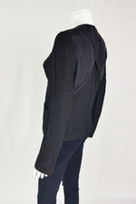 Load image into Gallery viewer, ALEXANDER WANG Stubbed Silk Mix Jacket UK 8-Alexander Wang-The Freperie
