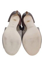 Load image into Gallery viewer, ALEXANDER WHITE Fiza Peep Toe Bootie In Koala Suede (EU 41)-Alexander White-The Freperie
