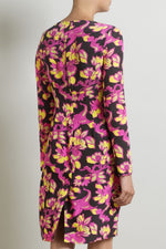 Load image into Gallery viewer, SOMERSET By ALICE TEMPERLEY Winter Floral Silk Dress-Somerset by Alice Temperley-The Freperie
