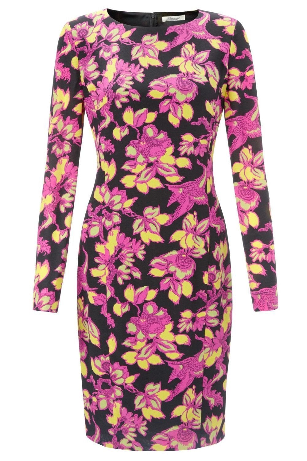 SOMERSET By ALICE TEMPERLEY Winter Floral Silk Dress-Somerset by Alice Temperley-The Freperie