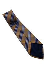 Load image into Gallery viewer, ALLEZ Sussex County Cricket Club Gold Checked Tie (59&quot;)-Allez-The Freperie
