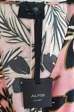 Load image into Gallery viewer, ALYSI CHOCOLAT Pale Pink Sleeveless Floral Print Midi Dress (IT 44)-Alysi Chocolat-The Freperie
