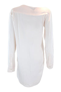ANN DEMEULEMEESTER Charme Rosy Shirt Dress (34)-Ann Demeulemeester-The Freperie