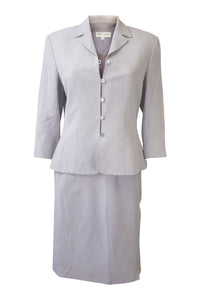 ARMAND VENTILO Light Purple Skirt Suit (UK 4)-Armand Ventilo-The Freperie