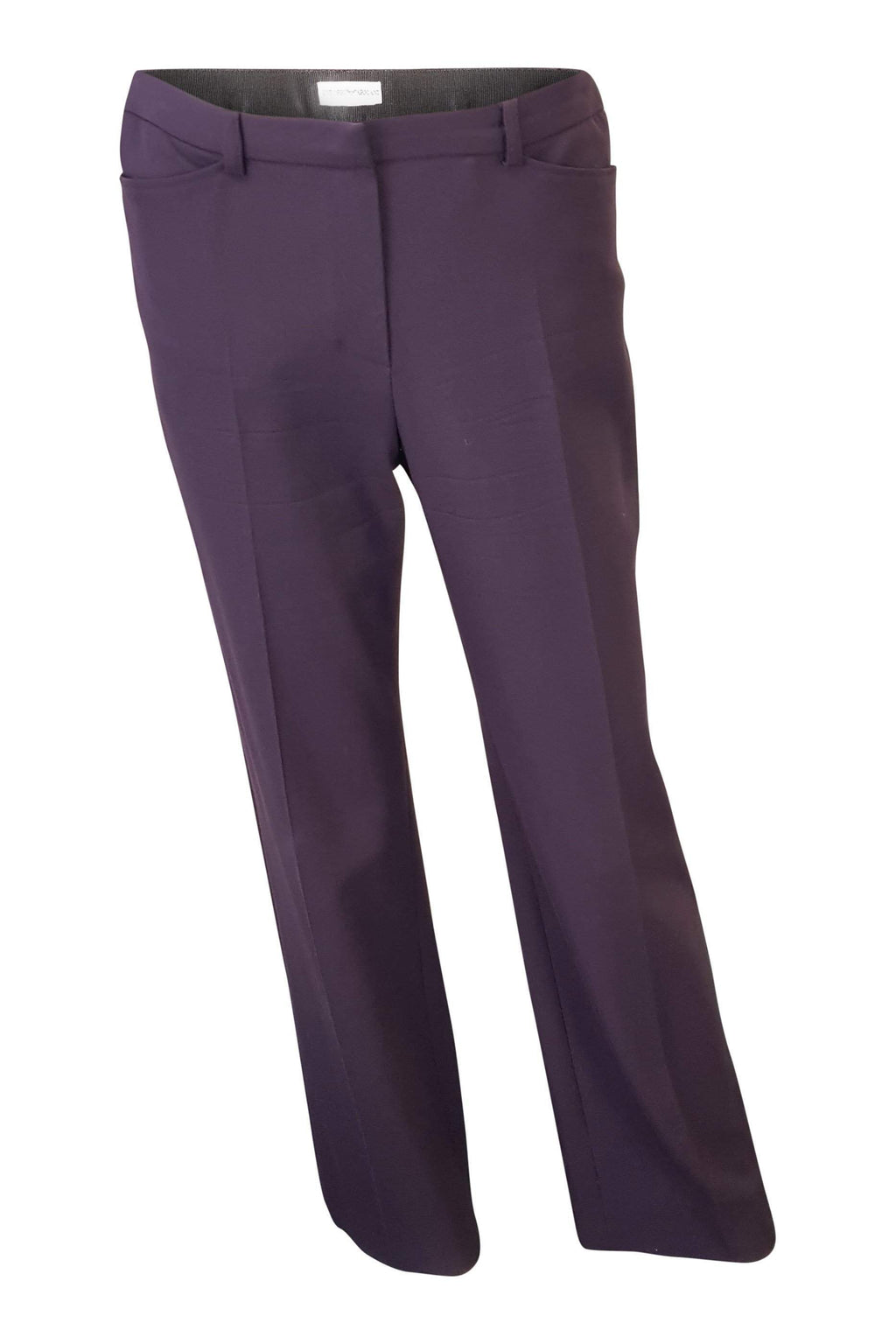 ARMANI Purple Straight Leg Trousers (IT 38)-Armani-The Freperie