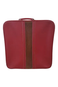 ASPREY Vintage Red Leather & Pony Hair Beauty Trunk (M)-Asprey-The Freperie