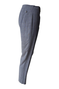 BALLANTYNE Grey Wool Blend Cropped Trousers (UK 8)-Ballantyne-The Freperie