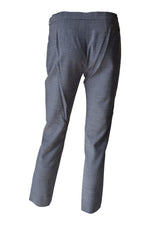 Load image into Gallery viewer, BALLANTYNE Grey Wool Blend Cropped Trousers (UK 8)-Ballantyne-The Freperie
