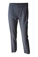 Load image into Gallery viewer, BALLANTYNE Grey Wool Blend Cropped Trousers (UK 8)-Ballantyne-The Freperie
