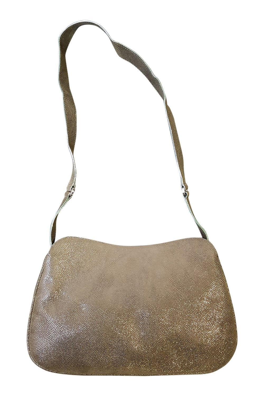 BALLY Vintage Green Suede Handbag-Bally-The Freperie