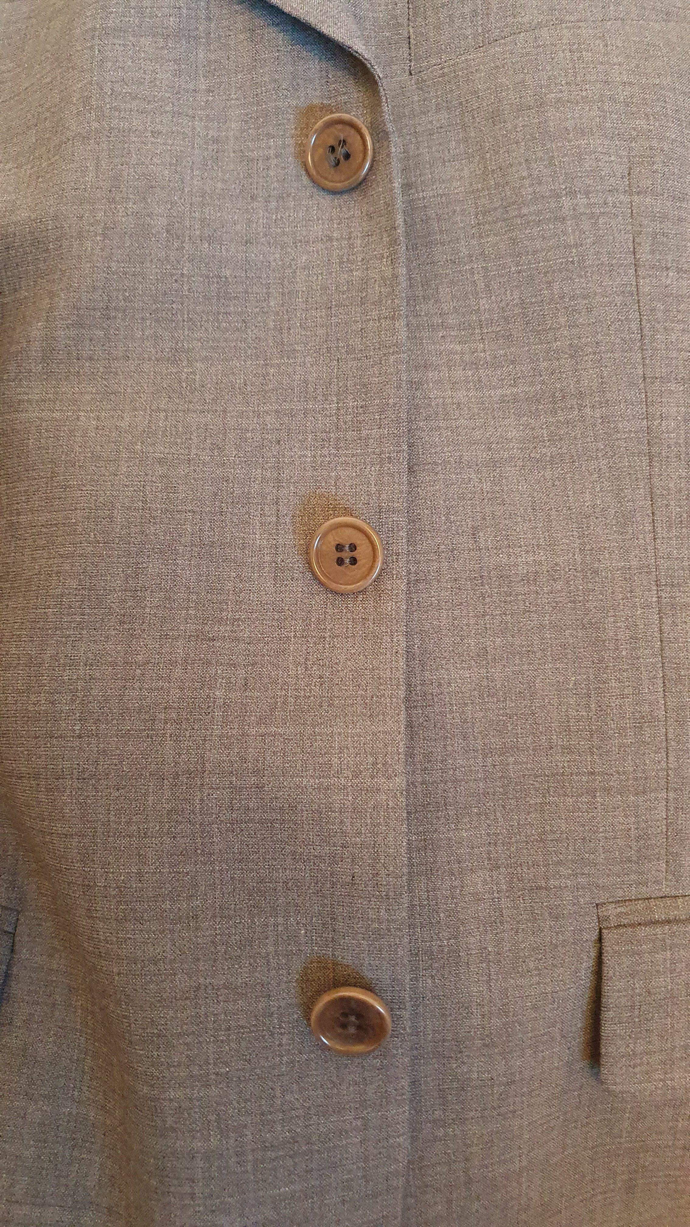 BALMAIN Vintage Men's Single Breasted Grey Suit (40")-The Freperie