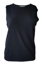 Load image into Gallery viewer, BAMFORD Black Wool Vest Top (M)-Bamford-The Freperie
