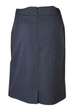 Load image into Gallery viewer, BAMFORD Grey Wool Knee Length Mini Skirt (42)-Bamford-The Freperie
