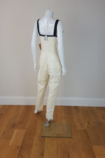 Load image into Gallery viewer, BAND OF OUTSIDERS Ivory Jumpsuit With Contrast Straps UK 6 / 8-Band of Outsiders-The Freperie
