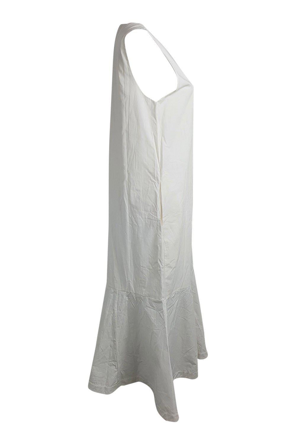 BEAUMONT ORGANIC Madelyn Organic Cotton Midi Dress (M)-Beaumont Organic-The Freperie